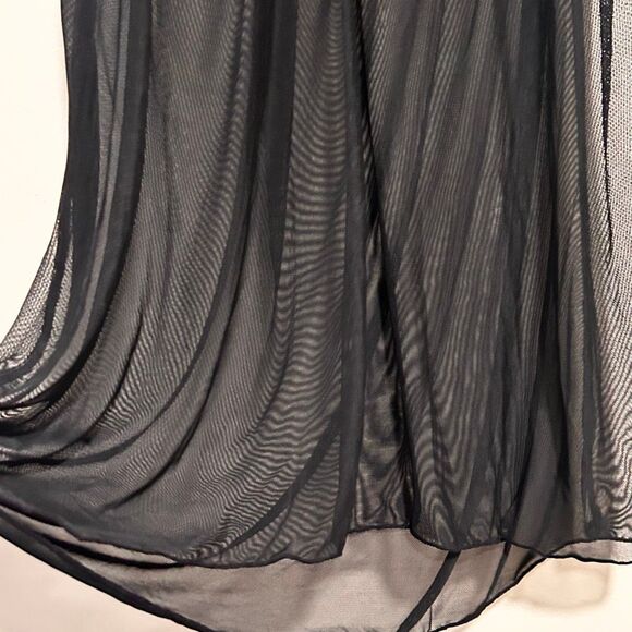 Daisy Fuentes Babydoll Lace Sheer Lingerie Black & Pink Padded Push Up Bra NWOT - Picture 6 of 11